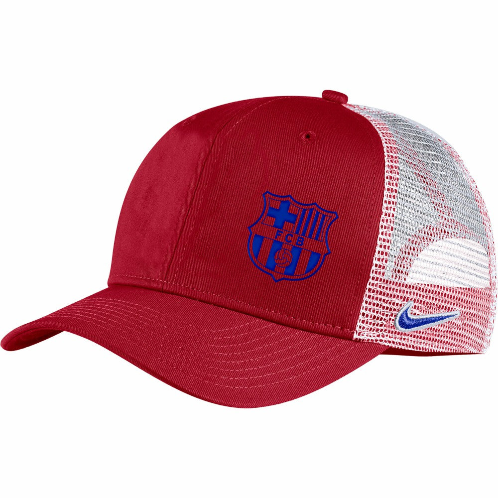 Barcelona Classic99 Trucker Snapback Hat on sale - Crimson