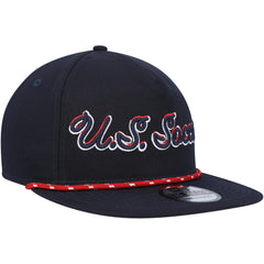USMNT New Era Script Golfer Adjustable Hat for sale - Navy