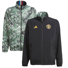 Manchester United x Stone Roses Originals Youth 2023/24 Reversible Anthem Full-Zip Jacket Discount - Black