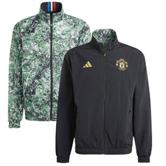 Manchester United x Stone Roses Originals 2023/24 Reversible Anthem Full-Zip Jacket Discount - Black