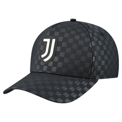 Juventus Checkmate A-Frame Adjustable Hat Discount - Black