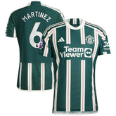 Lisandro Martínez Manchester United 2023/24 Away Player Jersey Discount - Green