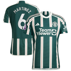 Lisandro Martínez Manchester United 2023/24 Away Player Jersey Discount - Green