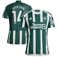 Christian Eriksen Manchester United 2023/24 Away Replica Player Jersey Discount - Green