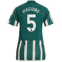 Harry Maguire Manchester United Women's 2023/24 Away Replica Player Jersey Discount - Green