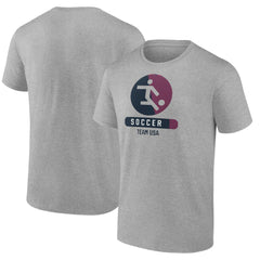 US Soccer Radiating Victory T-Shirt for sale - Heather Gray