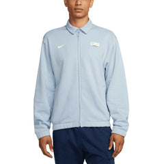 USMNT Club Fleece Harrington Full-Zip Jacket for sale - Light Blue