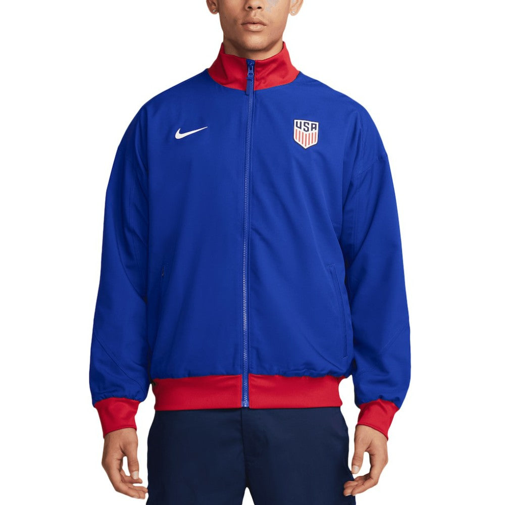 USMNT 2024 Strike Anthem Full-Zip Jacket for sale - Royal