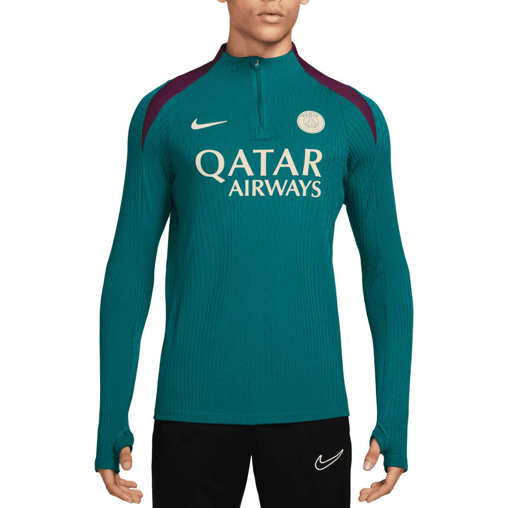 Paris Saint-Germain 2024/25 Advance Strike Drill Performance Quarter-Zip Top on sale - Teal