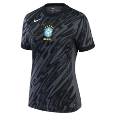 Brazil National Team Women's 2024 Goalkeeper Replica Stadium Jersey for sale - Anthracite