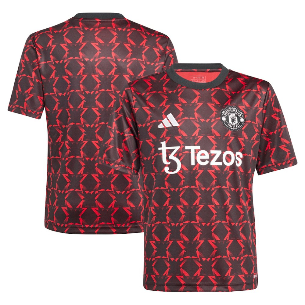 Manchester United Youth 2024/25 Pre-Match Top Discount - Black