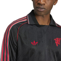 Manchester United Originals Lifestyler Long Sleeve Jersey Discount - Black