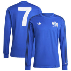 Manchester United x George Best Originals Lifestyler Long Sleeve Jersey Discount - Blue
