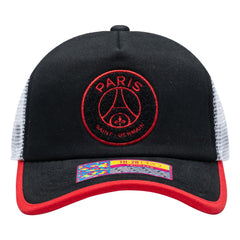 Paris Saint-Germain Unisex Strike One8th Trucker Adjustable Hat on sale - Black
