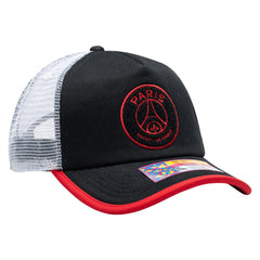 Paris Saint-Germain Unisex Strike One8th Trucker Adjustable Hat on sale - Black