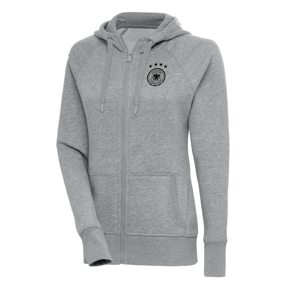 Germany National Team Women's Takeover Full-Zip Hoodie for sale - Heather Gray