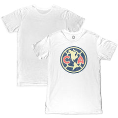 Club America 1863FC Color Crest Slub T-Shirt Discount - White