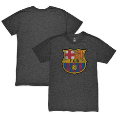 Barcelona 1863FC Color Crest Twisted Tri-Blend Slub T-Shirt on sale - Heather Black