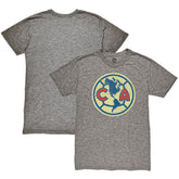 Club America 1863FC Color Crest Twisted Tri-Blend Slub T-Shirt Discount - Heather Gray