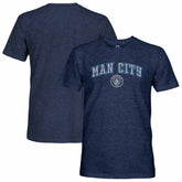 Manchester City 1863FC Wordmark Twisted Tri-Blend Slub T-Shirt Discount - Heather Navy