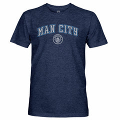 Manchester City 1863FC Wordmark Twisted Tri-Blend Slub T-Shirt Discount - Heather Navy