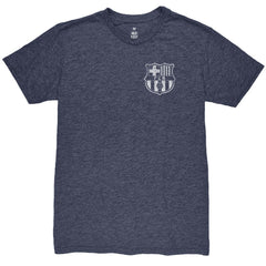 Barcelona 1863FC Front Back Date Twisted Tri-Blend T-Shirt on sale - Heather Navy