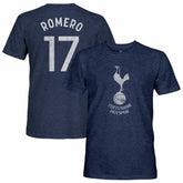 Cristian Romero Tottenham Hotspur 1863FC Player Name & Number Twisted Tri-Blend Slub T-Shirt Sale - Heather Navy