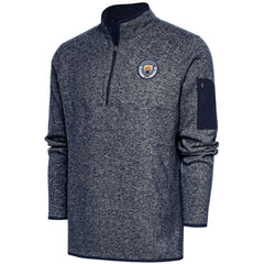 Manchester City Elevate Quarter-Zip Pullover Discount - Heather Navy