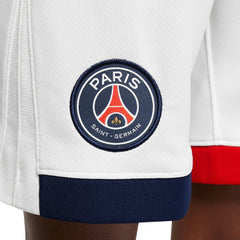 Paris Saint-Germain Youth 2024/25 Away Stadium Shorts on sale - White