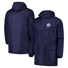 Manchester City Winter Field Park Full-Zip Hoodie Jacket Discount - Navy