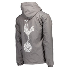 Tottenham Hotspur Home Match Hoodie Full-Zip Windbreaker Jacket Sale - Gray