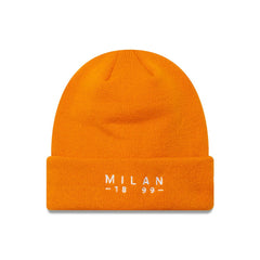 AC Milan New Era Wordmark Cuffed Knit Hat on sale - Orange