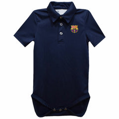 Barcelona Vive La Fete Infant Polo Bodysuit on sale - Navy