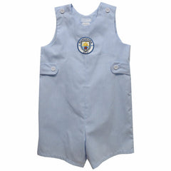 Manchester City Vive La Fete Infant Gingham Jon Jon Romper Discount - Sky Blue