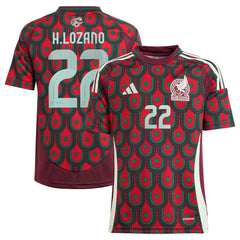 Hirving Lozano Mexico National Team Youth 2024 Home Replica Player Jersey for sale - Green