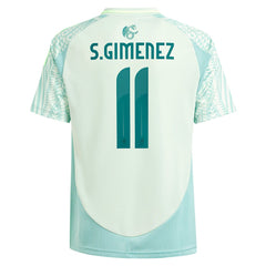 Santiago Giménez Mexico National Team Youth 2024 Away Replica Player Jersey for sale - Green