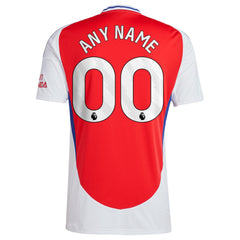 Arsenal 2024/25 Home Replica Custom Jersey – Red