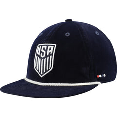 USMNT Unisex Snow Beach Corduroy Adjustable Hat on sale - Navy