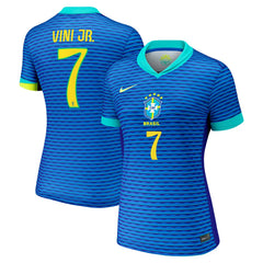 Vini Jr. Brazil National Team Women's 2024 Away Replica Jersey for sale - Blue