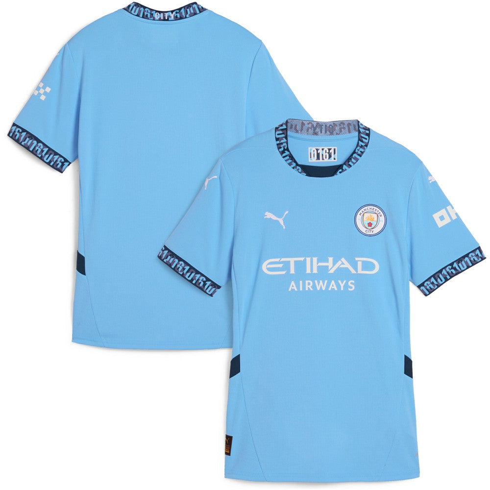 Manchester City Women's 2024/25 Home Replica Jersey Discount - Light Blue