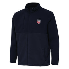 USWNT Antigua Daily Fused Full-Zip Jacket on sale - Navy