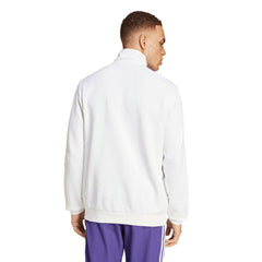 Real Madrid Originals Terrace Icons Collection Half-Zip Top Discount - White