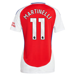 Gabriel Martinelli Arsenal Women's 2024/25 Home Replica Player Jersey – Red