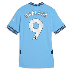 Erling Haaland Manchester City Women's 2024/25 Home Replica Player Jersey Discount - Light Blue