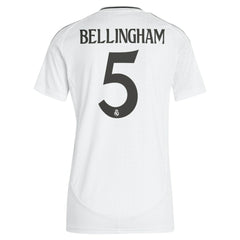 Jude Bellingham Real Madrid Women's 2024/25 Home Replica Player Jersey Discount - White