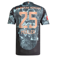 Thomas Müller Bayern Munich 2024/25 Away Player Jersey on sale - Black