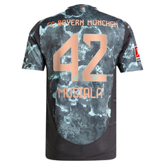 Jamal Musiala Bayern Munich 2024/25 Away Player Jersey on sale - Black