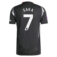 Bukayo Saka Arsenal 2024/25 Away Player Jersey on sale - Black