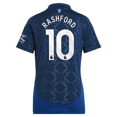Marcus Rashford Manchester United Women's 2024/25 Away Replica Player Jersey Discount - Navy