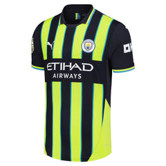 Erling Haaland Manchester City 2024/25 Away Player Jersey Discount - Navy